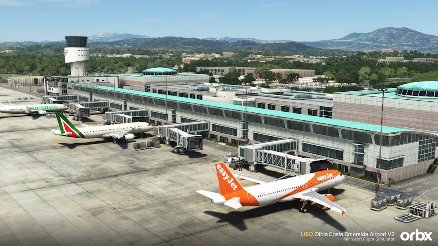 Orbx Releases Olbia Costa Smeralda Airport V2 for MSFS