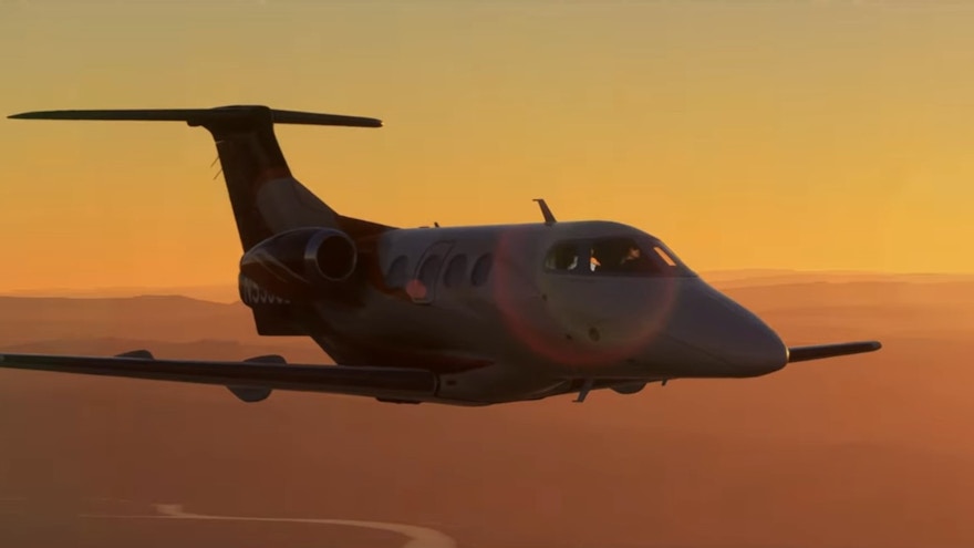 Cockspur Shows off Phenom 100 for MSFS