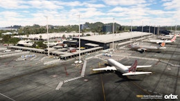 Orbx Gold Coast Airport on Short Final for MSFS