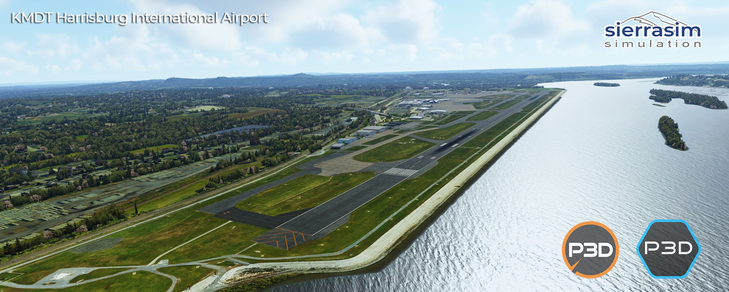 Sierrasim Simulation Releases Harrisburg International Airport for Prepar3D