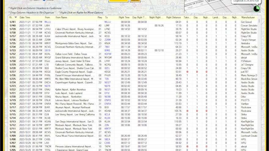FlightLog Analyzer Released for MSFS