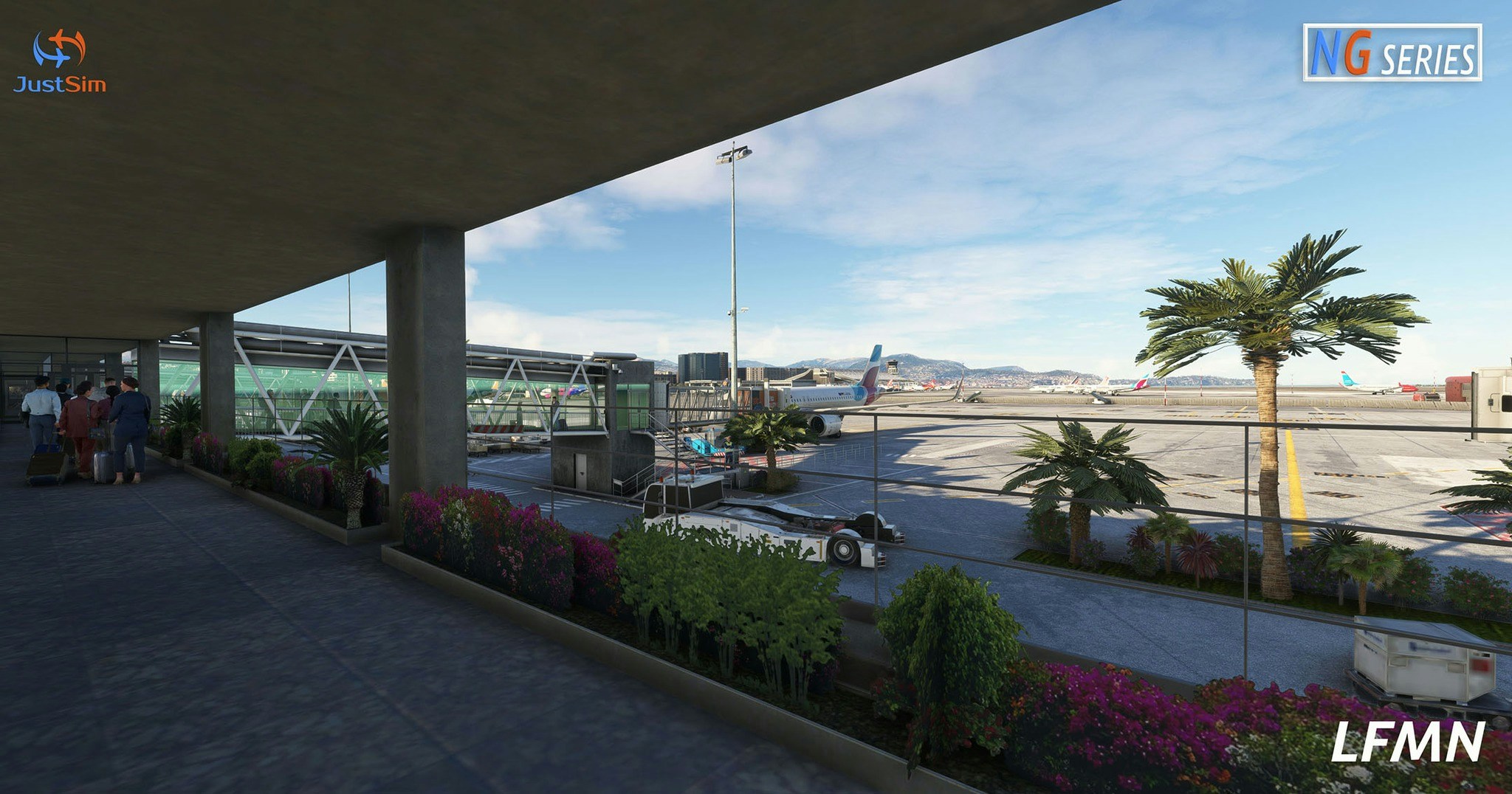 JustSim Announces "NG Series" Product Line, Releases Cote d'Azur Airport for MSFS