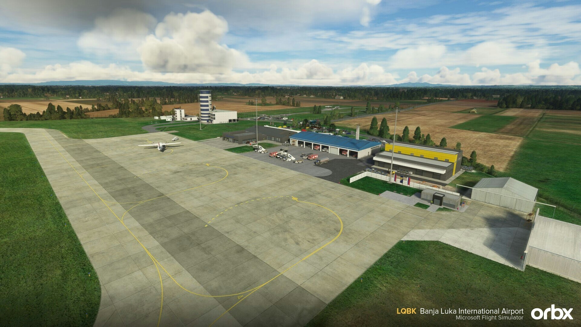 Orbx libère l'aéroport international de Banja Luka