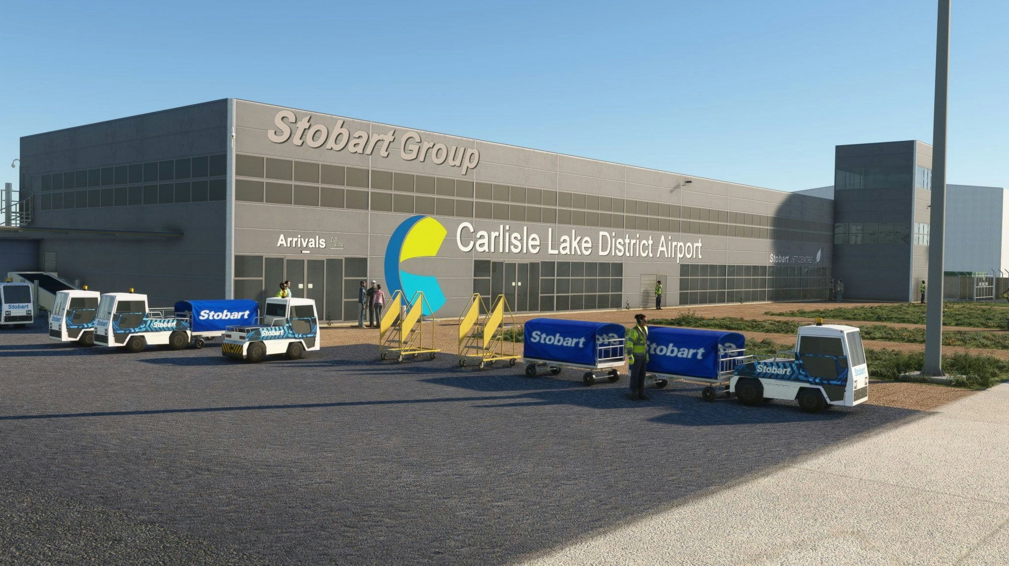 UK2000 Scenery Releases Carlisle Airport for MSFS