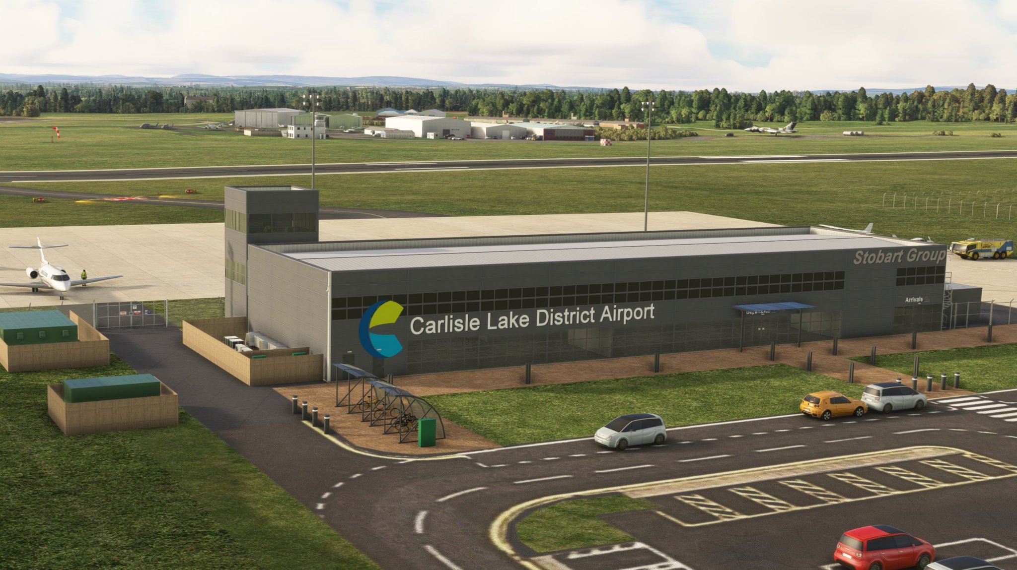 UK2000 Scenery Releases Carlisle Airport for MSFS FSElite