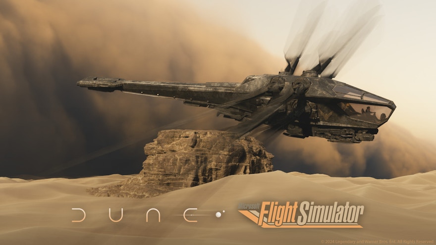 Dune Expansion DLC Released for Microsoft Flight Simulator