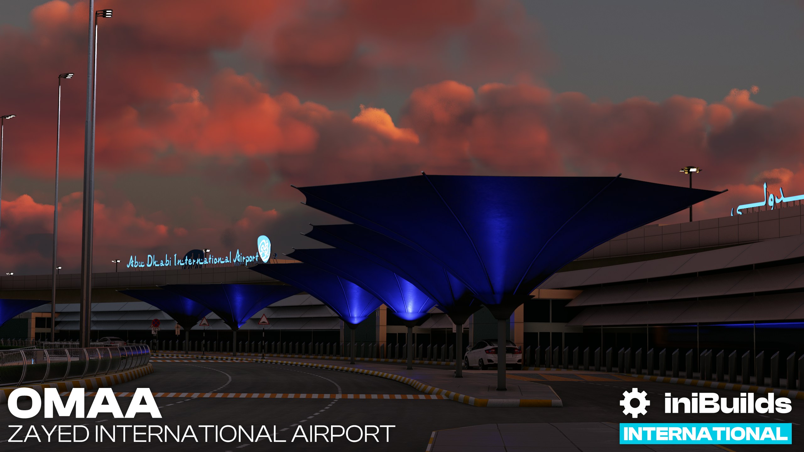 iniBuilds Releases Abu Dhabi's Zayed International Airport for MSFS