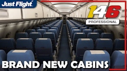 Just Flight 146 Professional v2 Upgrade – Cabin Overview Video