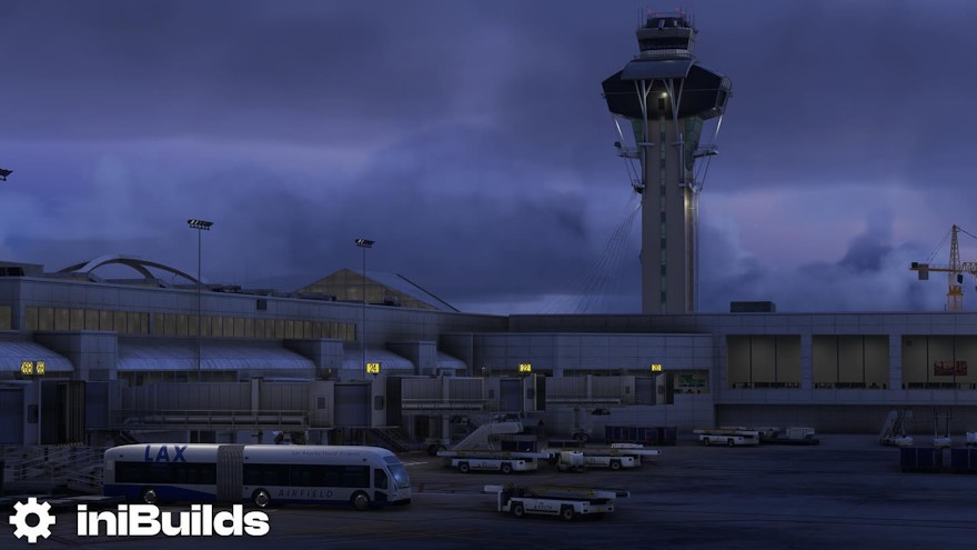 iniBuilds Shares New Previews for KLAX Update Focusing on Performance