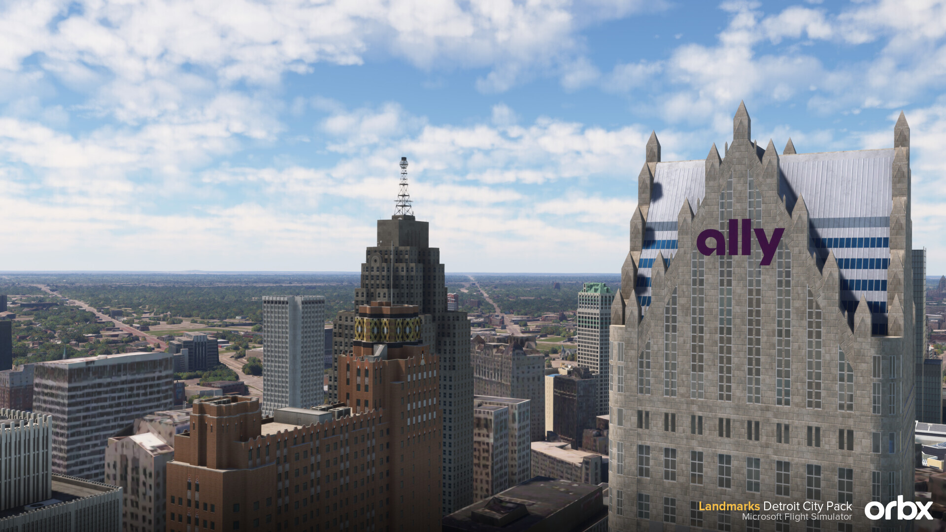 Landmarks Detroit City Pack