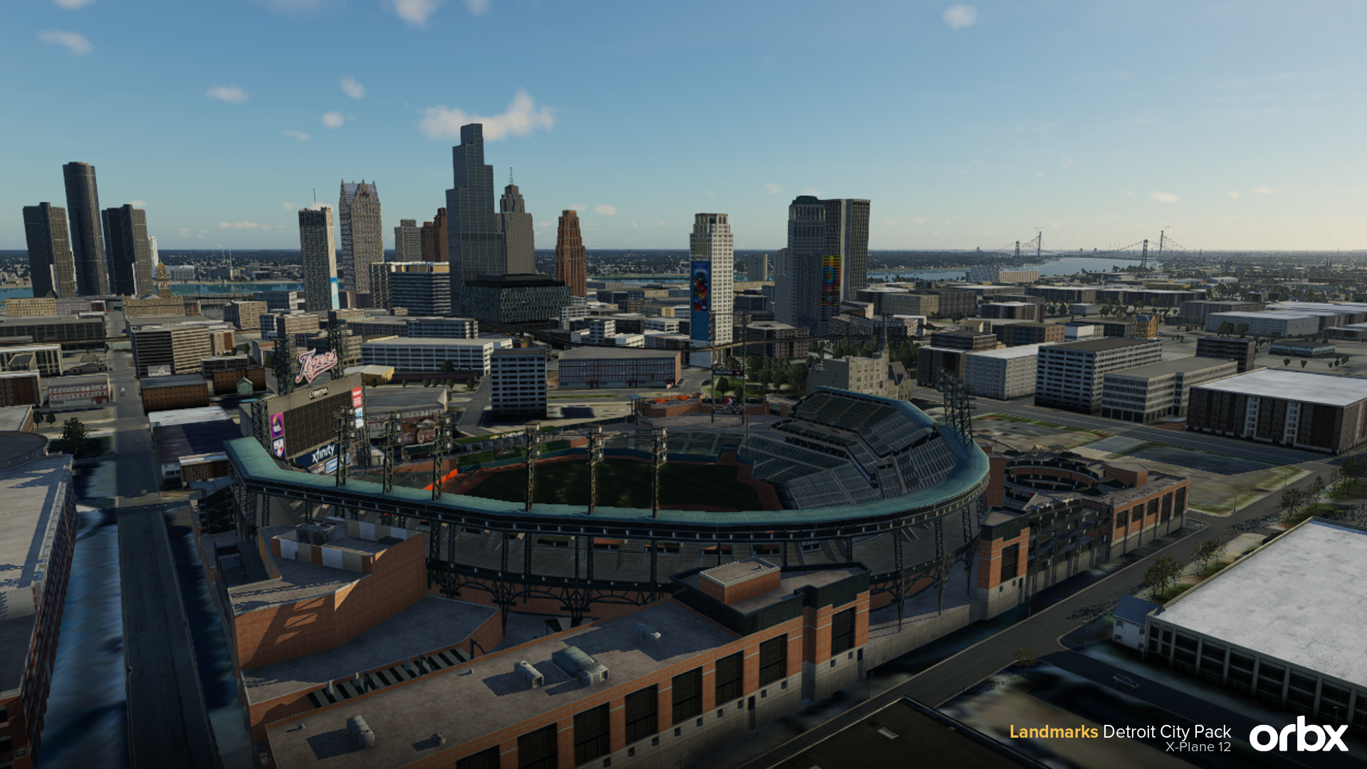 Landmarks Detroit City Pack X-Plane