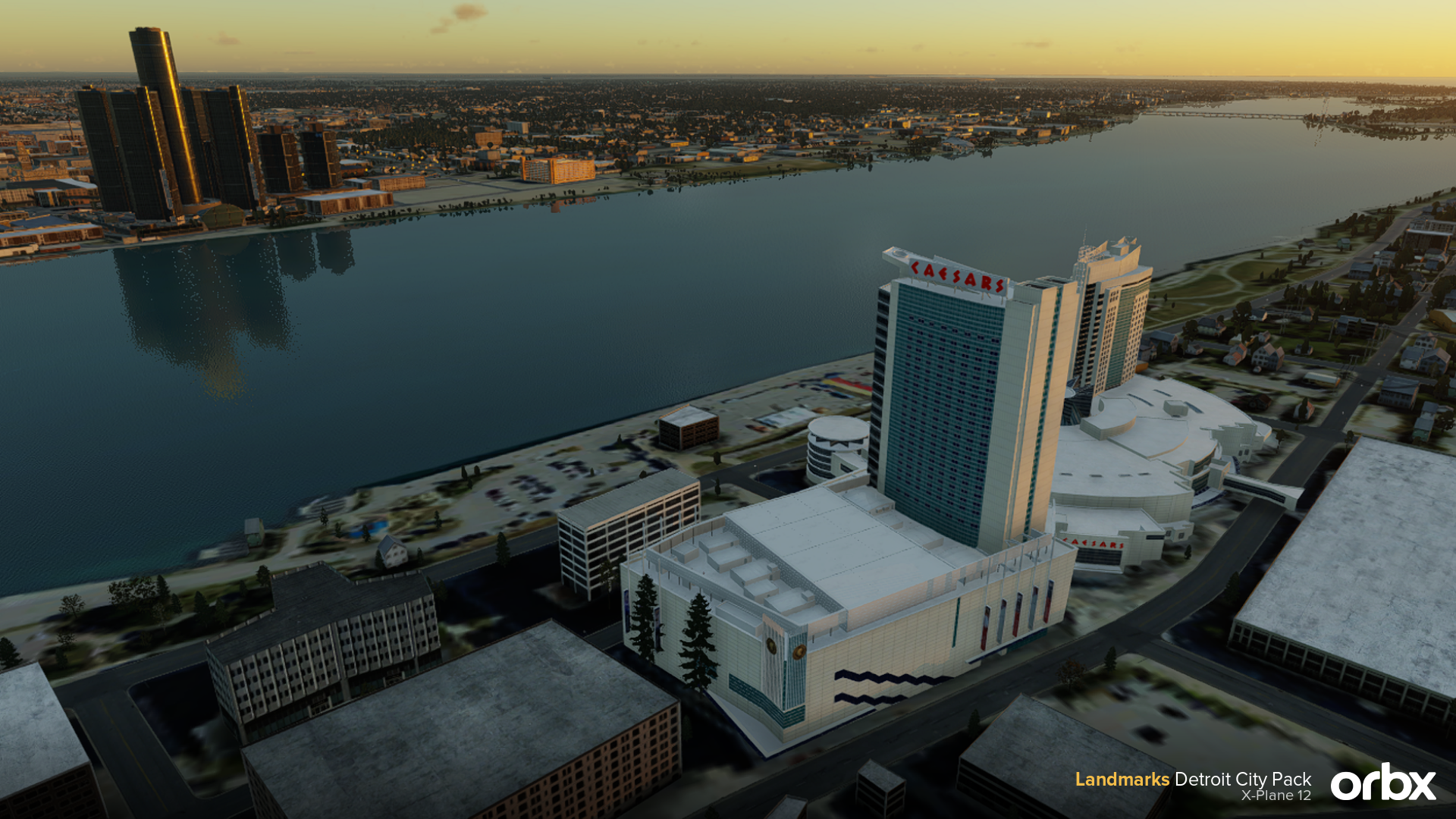 Landmarks Detroit City Pack X-Plane