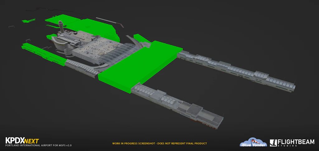 Portland KPDX v2.0 for MSFS