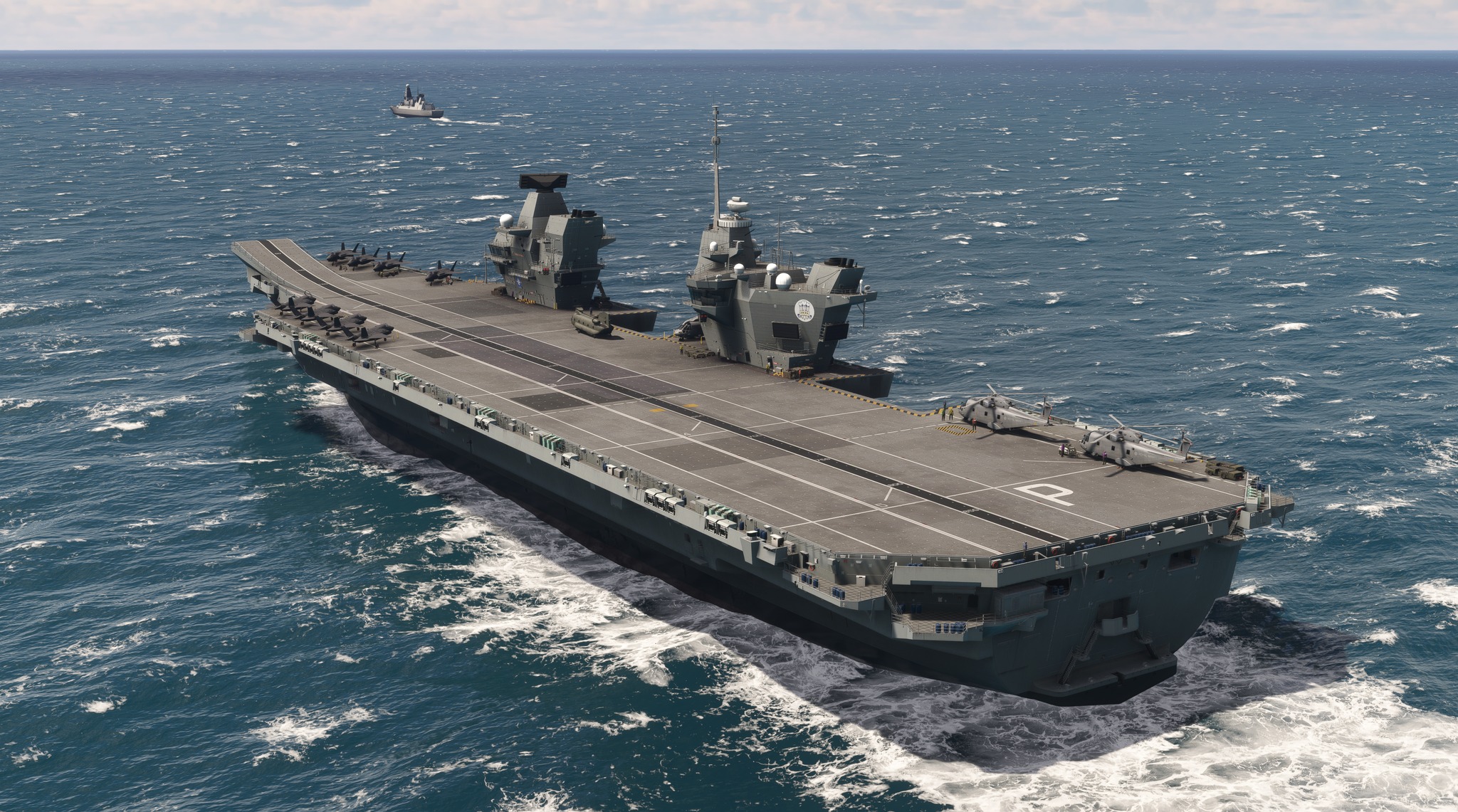 Miltech Simulations releases UK Carrier Strike Group V2