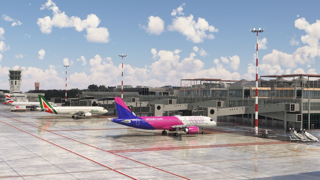 SimPixel releases Bari Karol Wojtyła Airport for MSFS