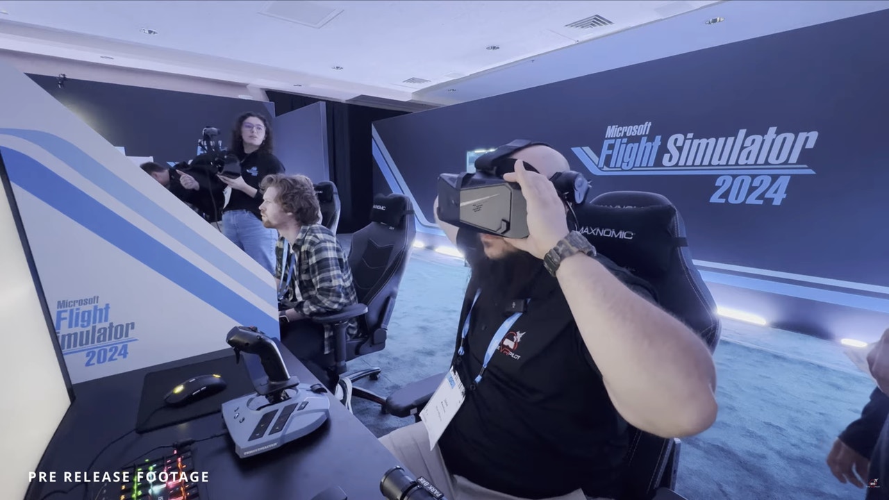 VR Will be in Microsoft Flight Simulator 2024 on Day 1, Pimax Crystal Light Used at Global Preview Event