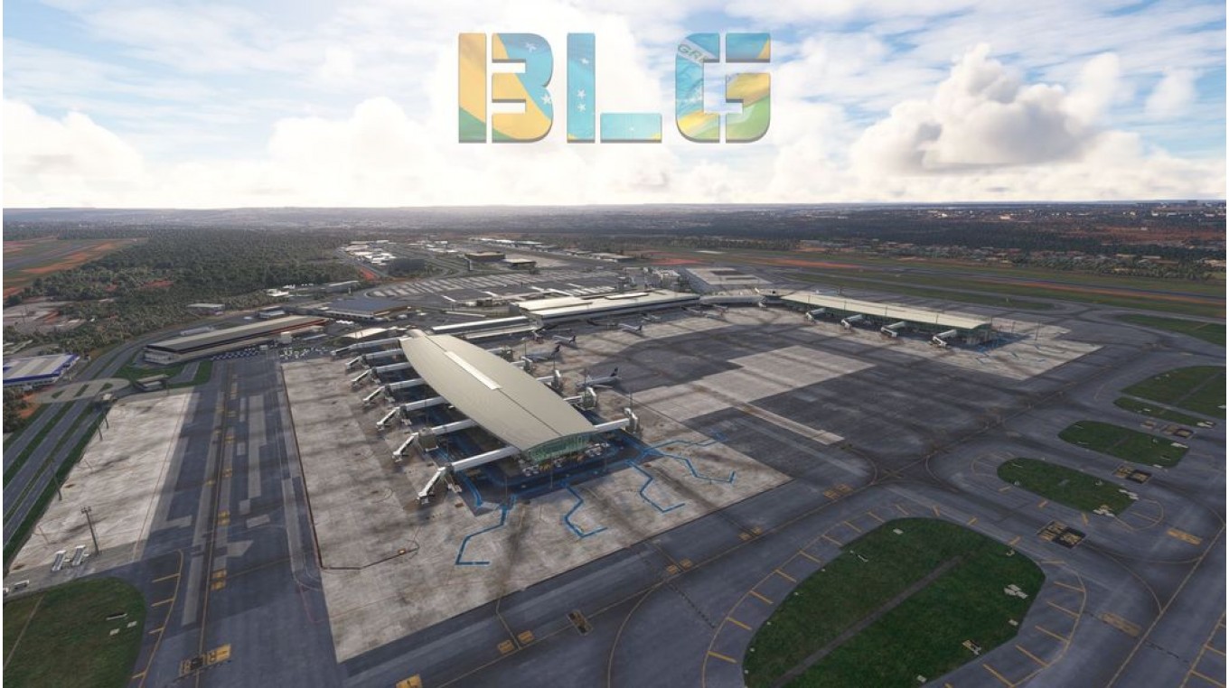 Brazil Land Games publica Aeroporto Internacional de Brasília para MSFS