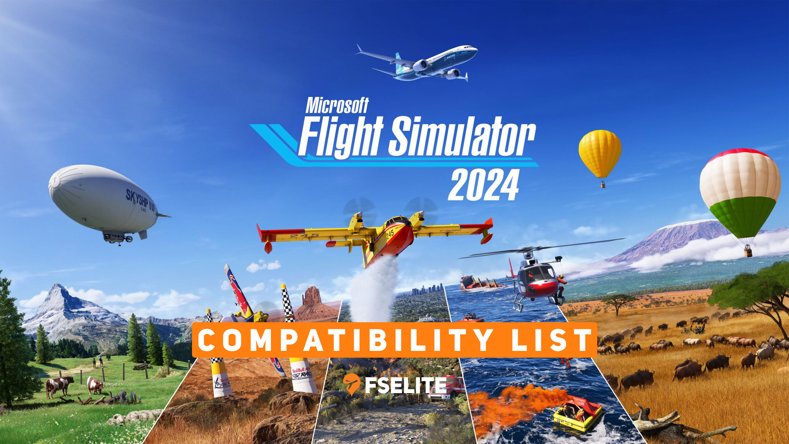 Microsoft Flight Simulator 2024 Compatibility List FSElite