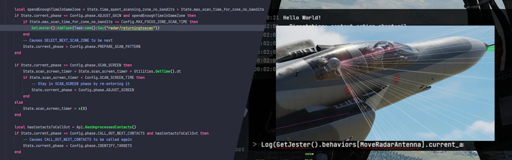Jester AI modifications with LUA code