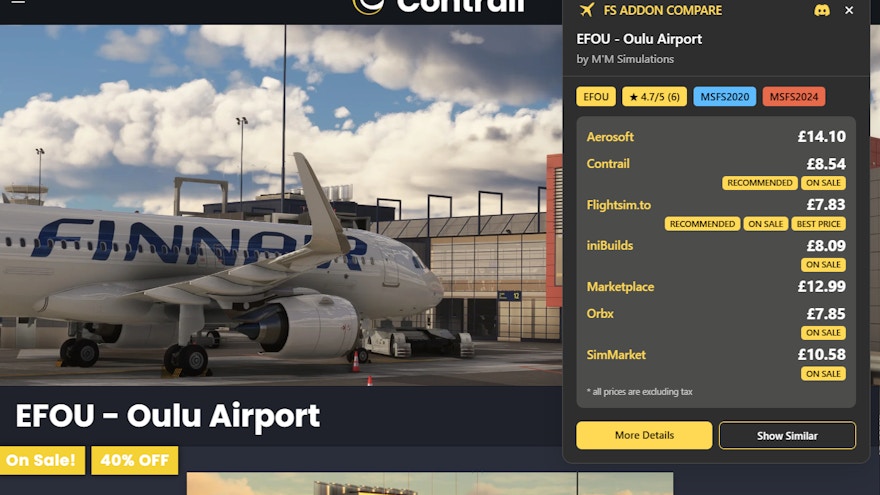 FS Addon Compare Releases New Browser Extension
