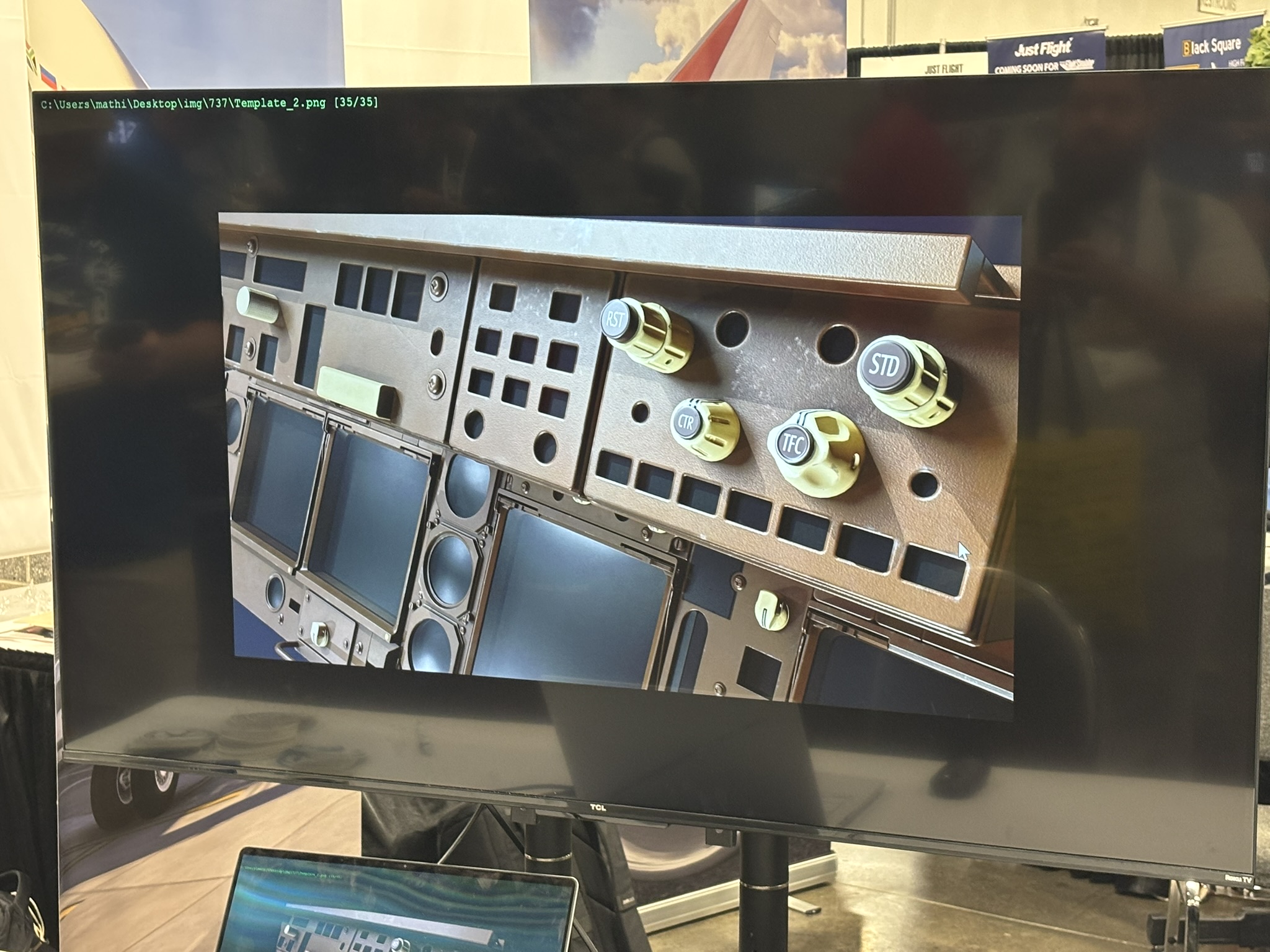 Renders of the PMDG 747 During FlightSimExpo 2025