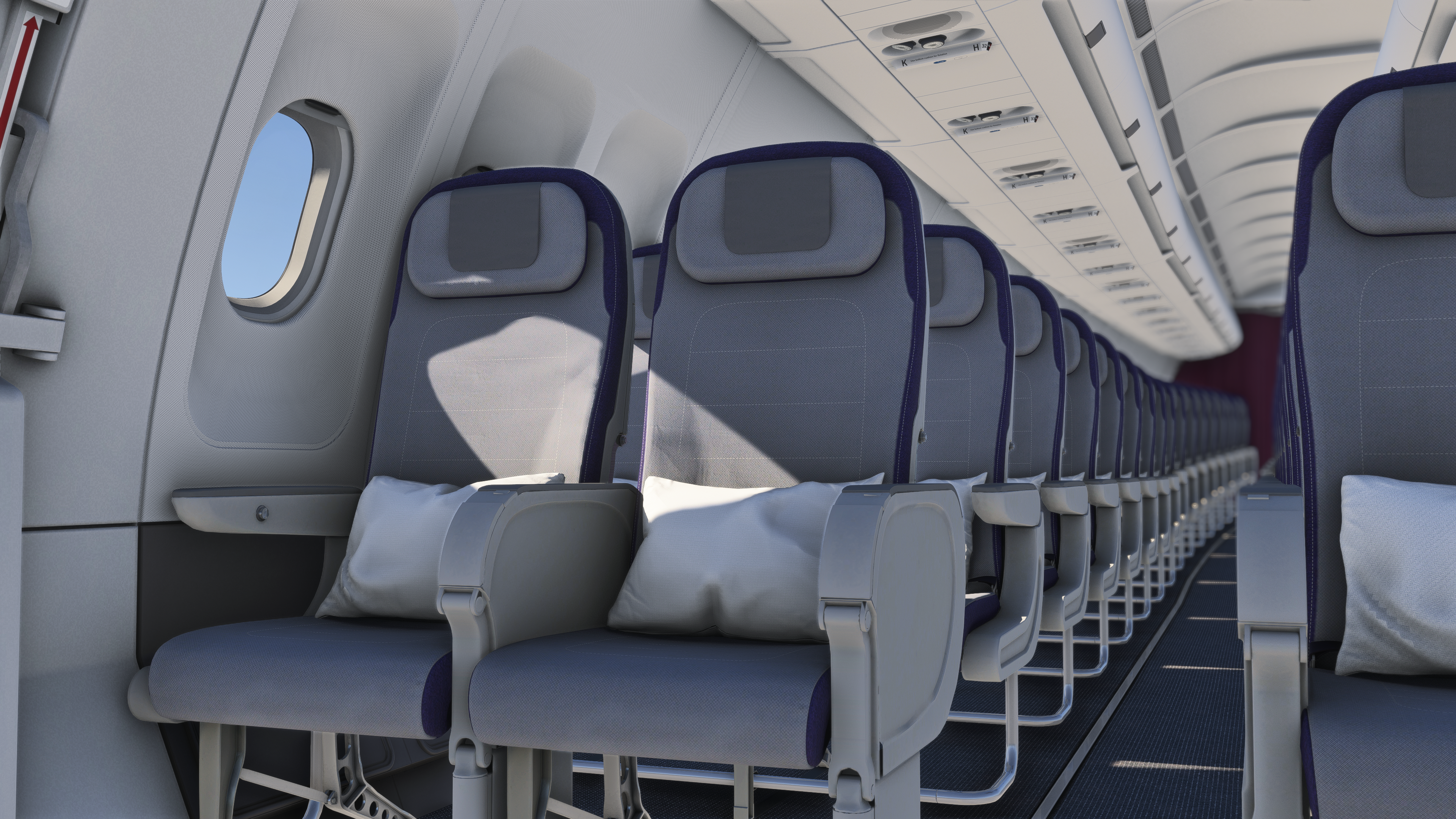 A340 Airliner Art Update Cabin Preview
