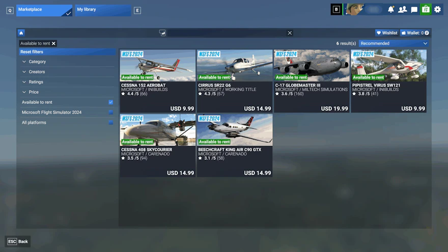 Microsoft Launches In-Sim Marketplace Survey to Understand Your Thoughts
