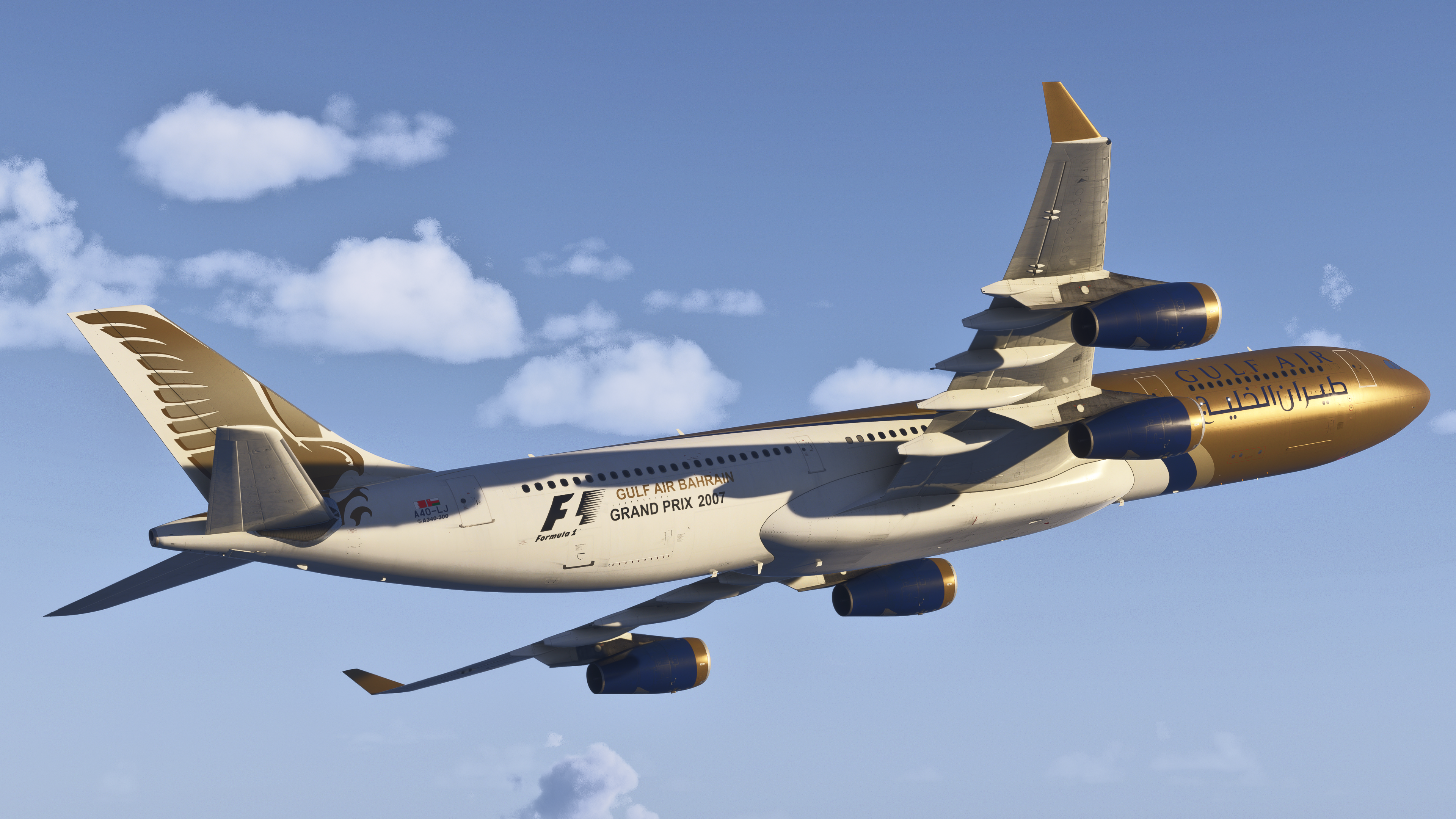 GULF AIR ガルフエア Airbus A340 Scale1:200 GULF AIR ガルフエア Airbus A340 Scale1:200 Gulf Air - A340