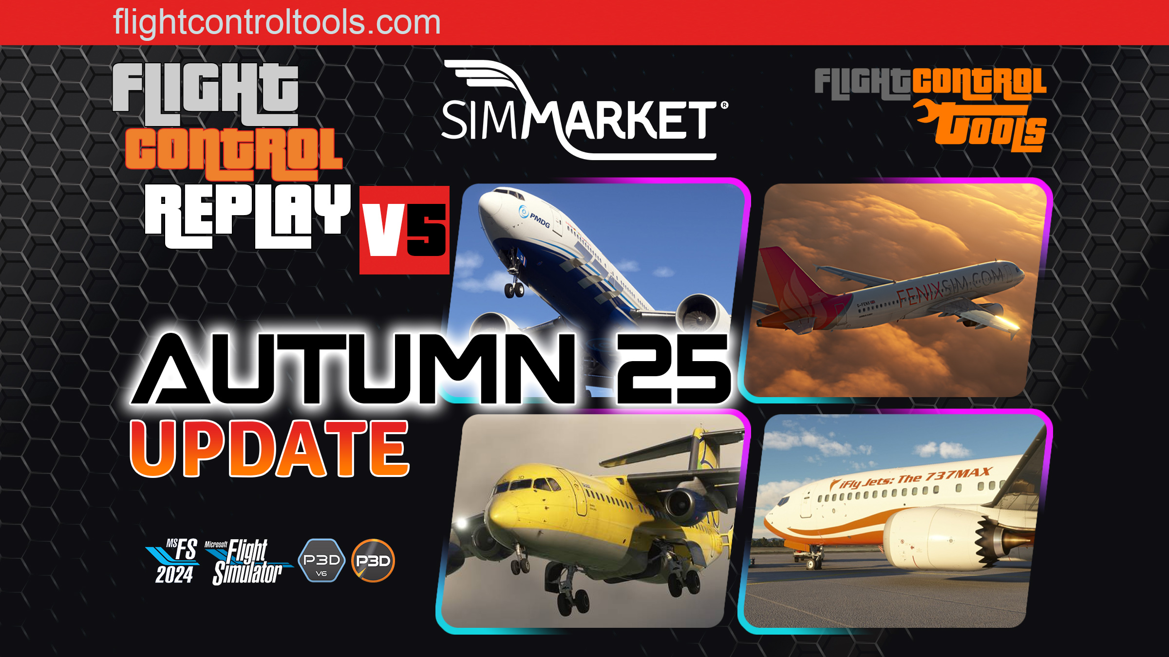 FlightControlReplay v5 Autumn 25 Update Is Now Available