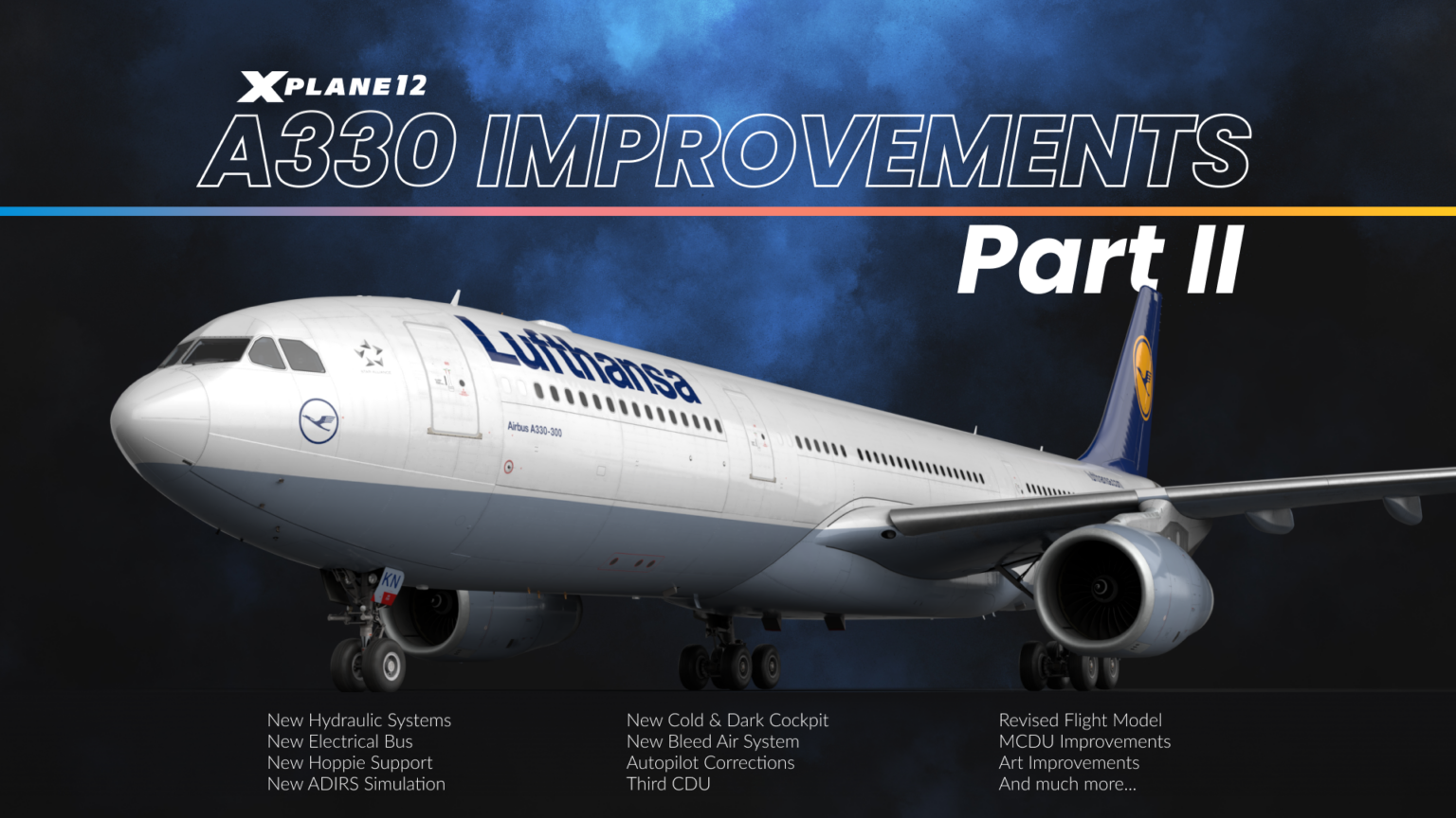 x-plane 12.4.0 A330 Improvements