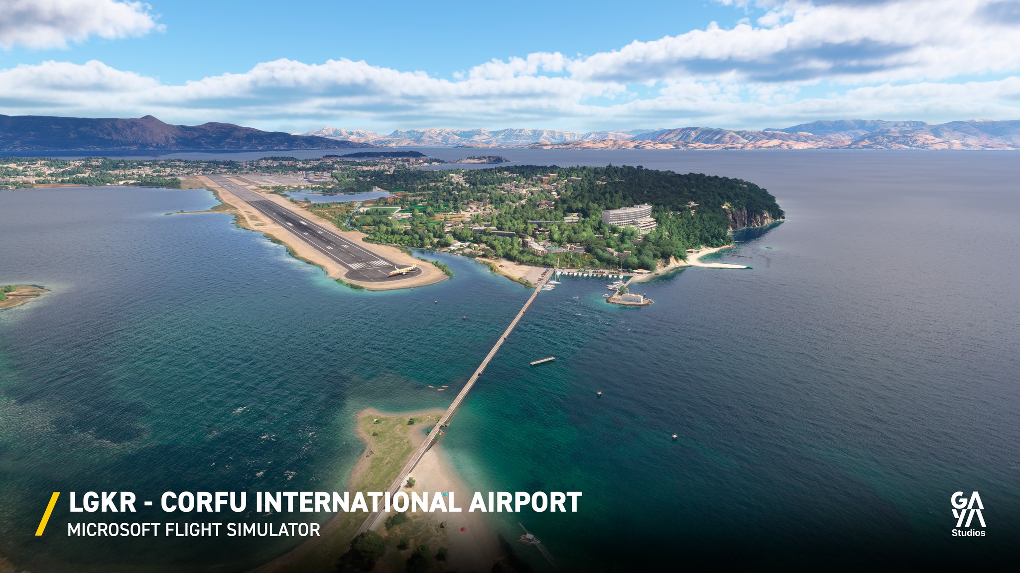 Gaya Simulations Announces Corfu for MSFS