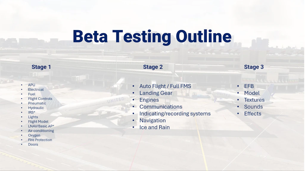 BlueBird 757 Beta Testing