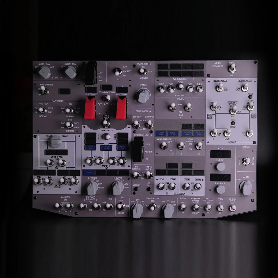 Rowsfire Details B107 Boeing 737 Overhead Panel Pricing and Feature Set