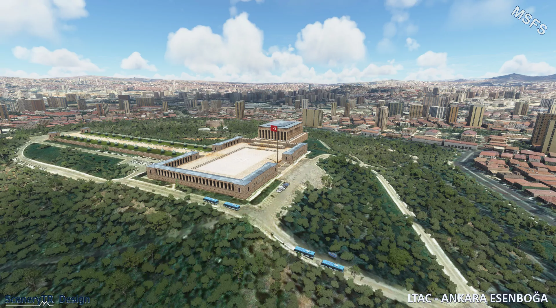 SceneryTR Design Ankara Airport LTAC