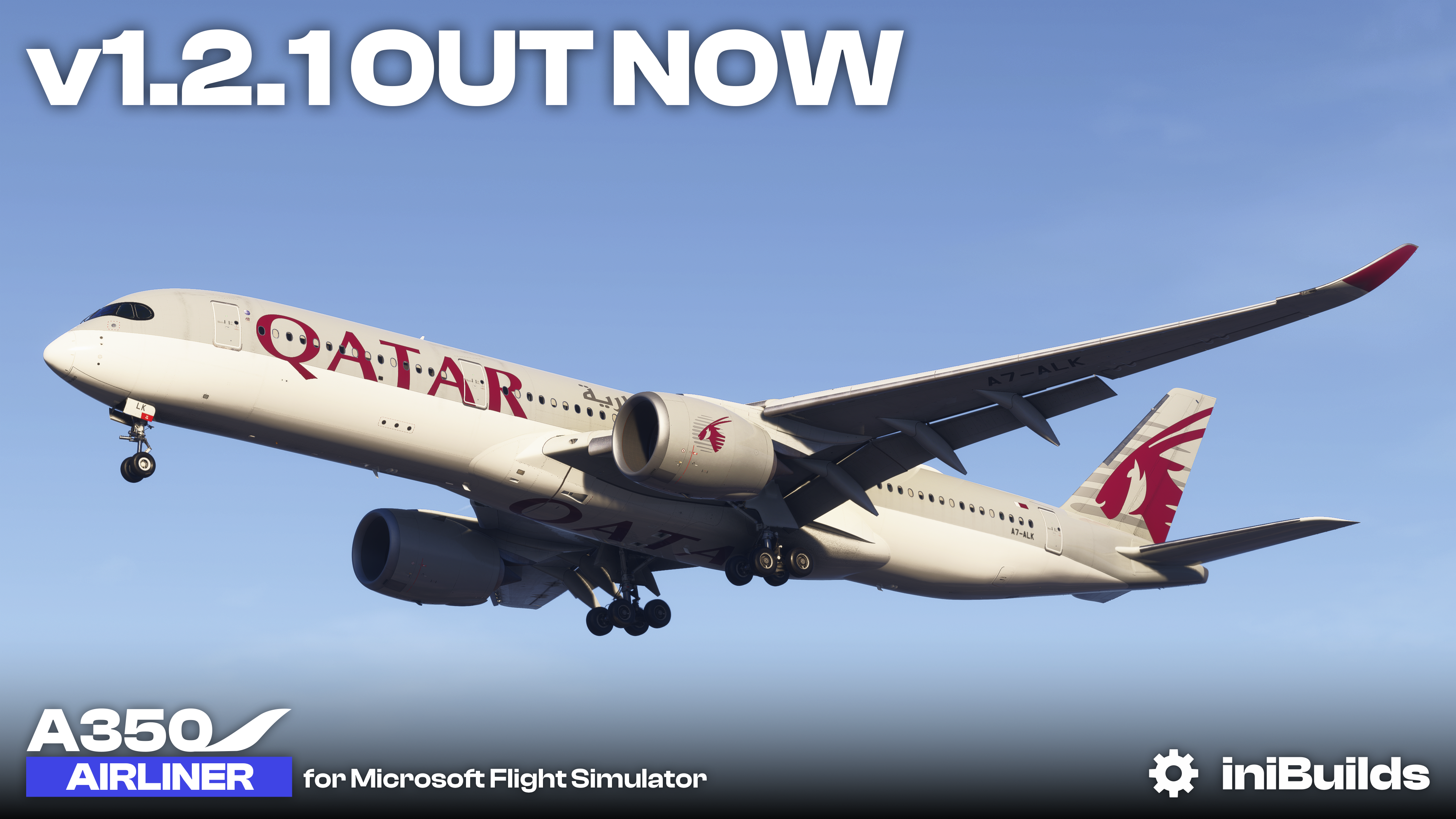 iniBuilds A350 1.2.1 Update Available Now