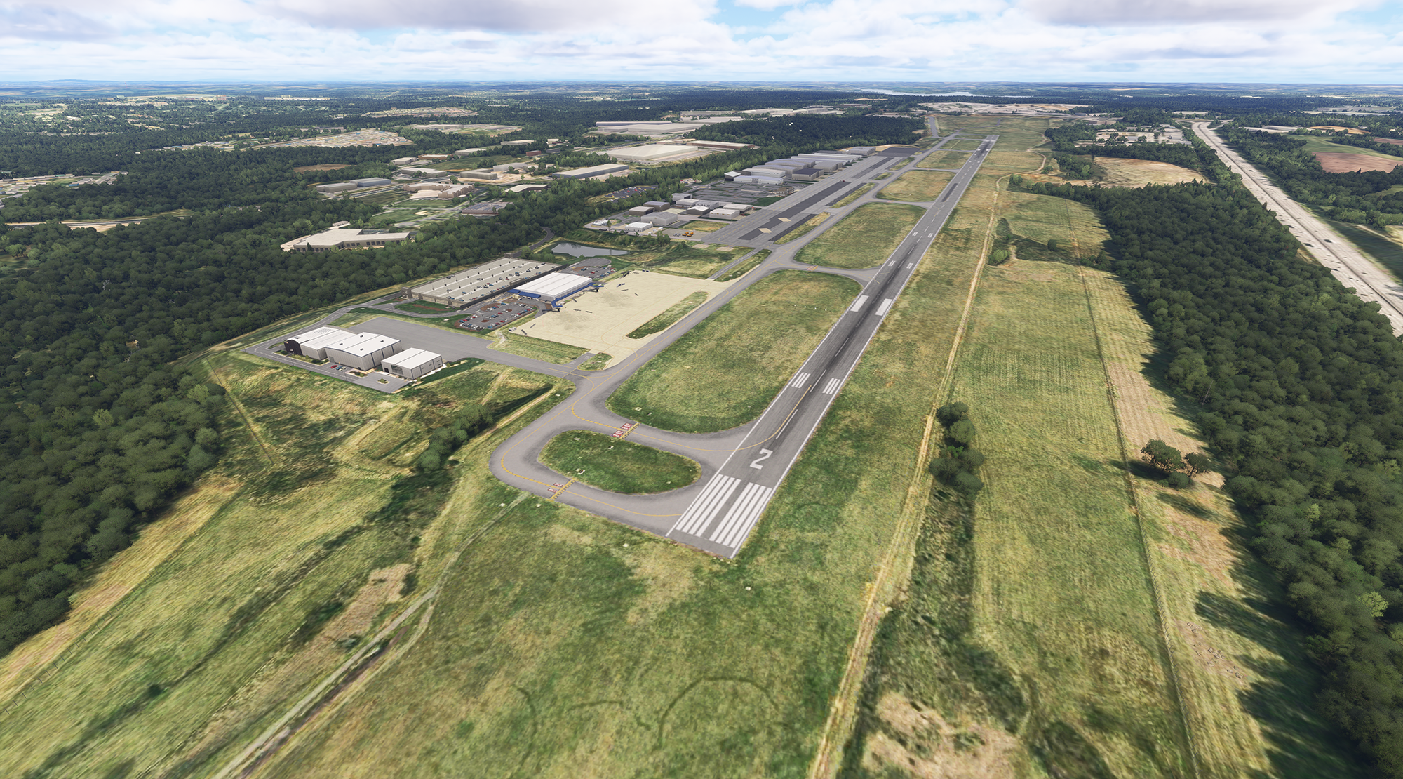 Flight Line Solutions Concord-Padgett Airport for MSFS Now Available