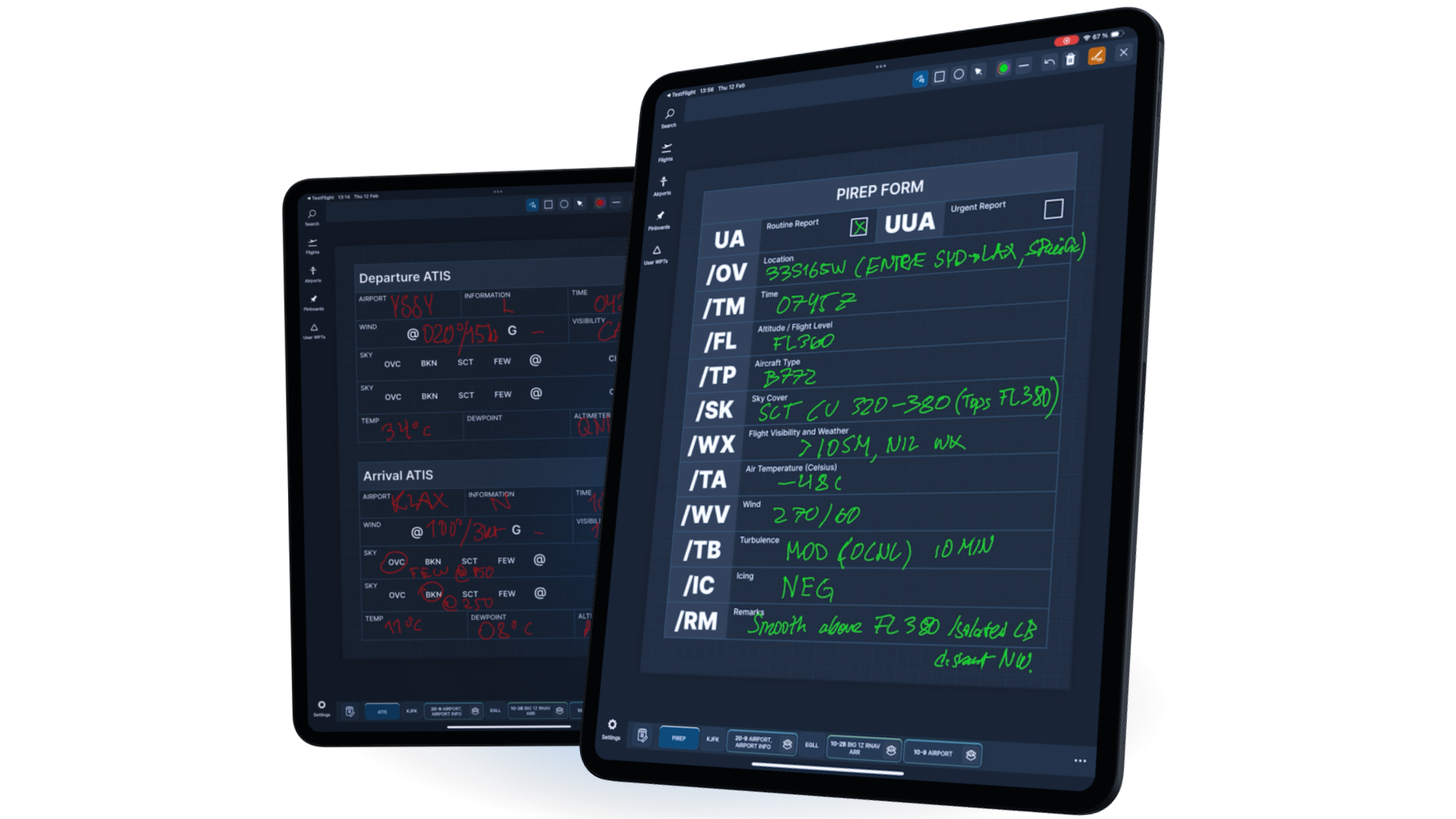 Scratchpads for Navigraph